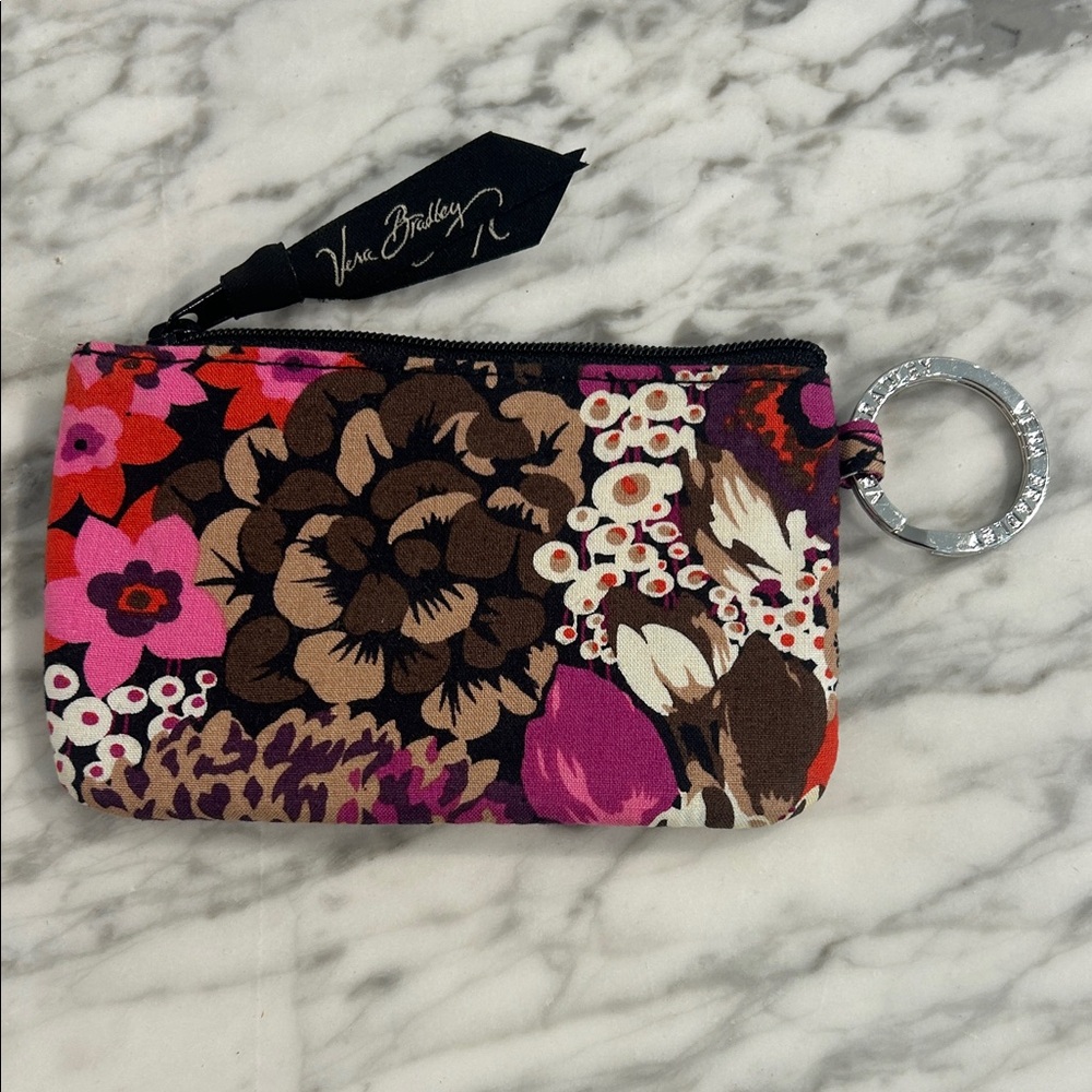 Vera Bradley Multicolor Floral ID Case